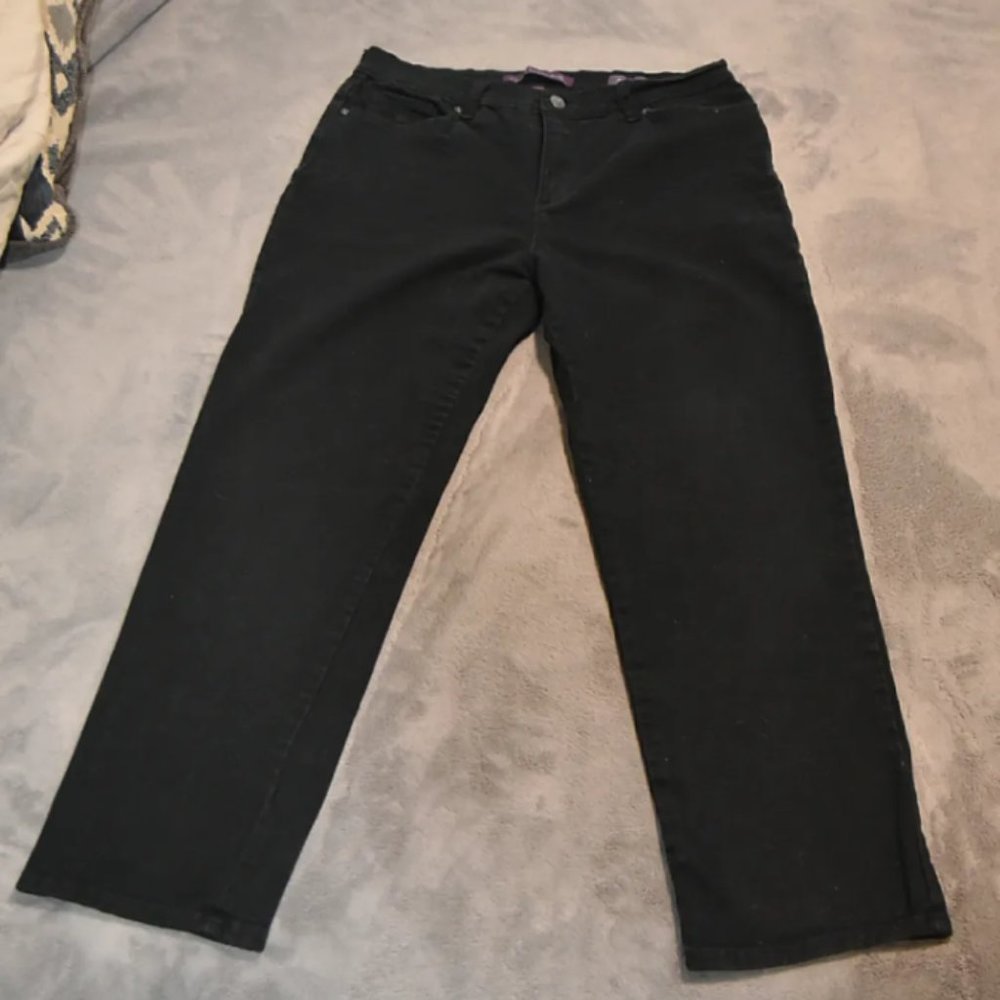 Black Straight Leg Jeans